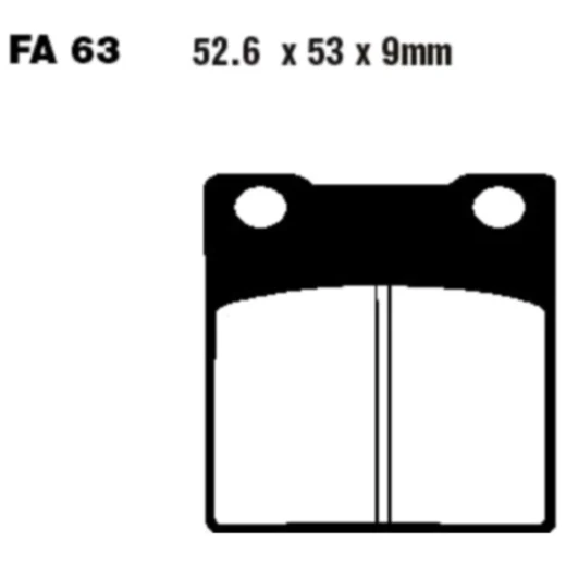 EBC Bremsklötze Standard für Motorräder 7326994