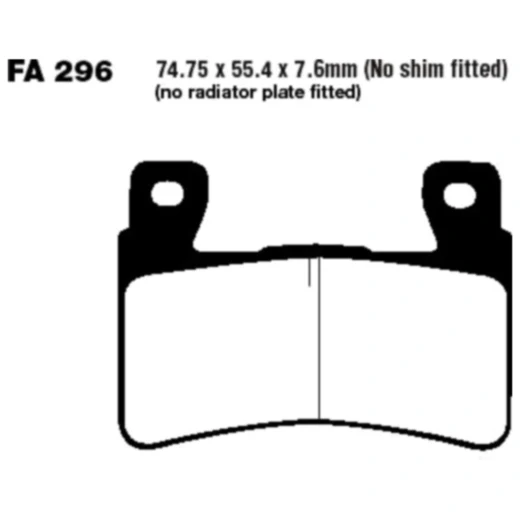 Bremsklotz Sinter HH EBC Alternative: 7870058/7870294 passend für: Honda CB, CBR, VTR