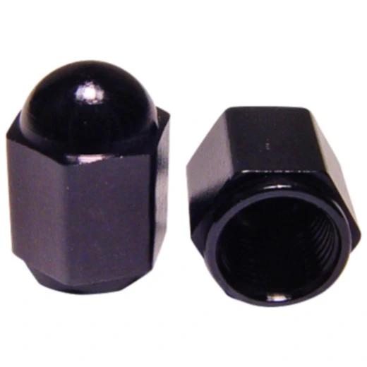 Ventilkappe alu schwarz JMP passend für: Honda CB, CBR, CRF, Kawasaki Z, KX, VN