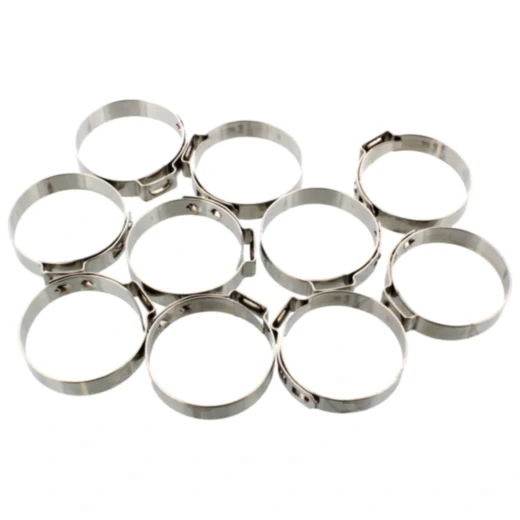 Lochbandklemmen aus Edelstahl 31.2 JMP, Breite 7 mm, 10 Stück