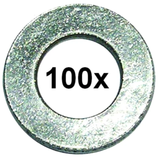 M6 Unterlegscheibe A2 Edelstahl DIN125 100 Stück