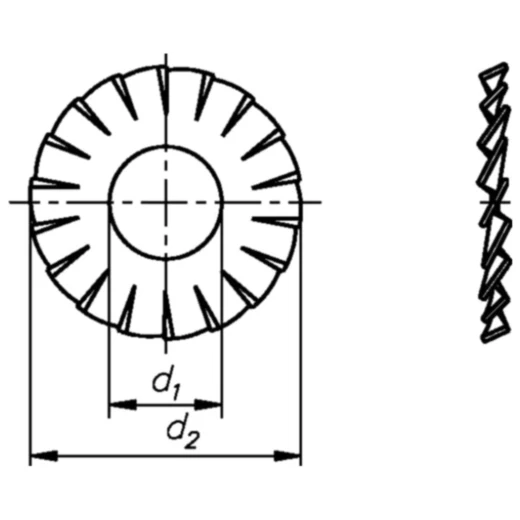Fächerscheibe A2 6.4 für Motorräder_0