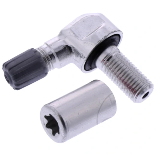 Ventil gewinkelt alu Schrader für RDKS 8.5 mm silber