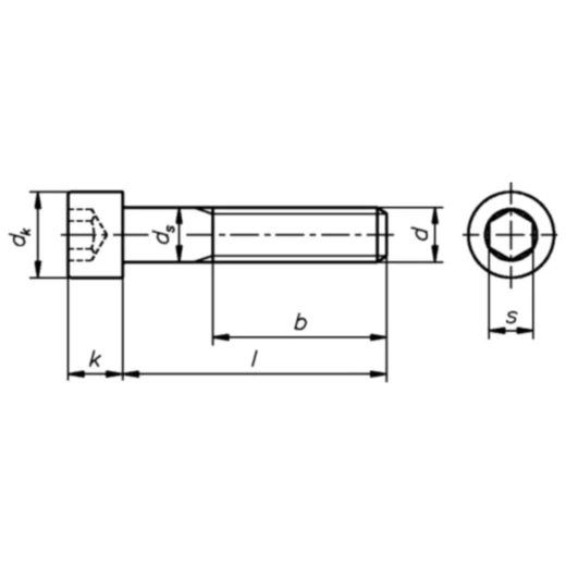 Innensechskant Zylinderschraube A2 M6x16 DIN912 100 Stück_0