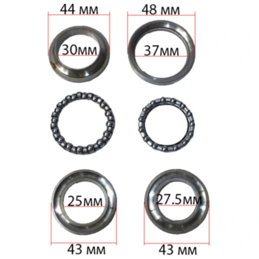 Lenkkopflager Satz JMP passend für: Yamaha DT, YQ, RD, VP, MBK