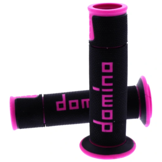 Griffgummi A450 schwarz/rosa Domino 22/26 mm offen