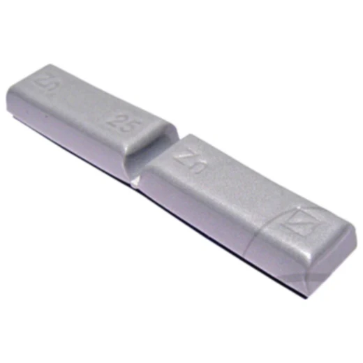 Klebegewicht Zink für Motorräder - 25G Selbstklebend - Packung mit 25