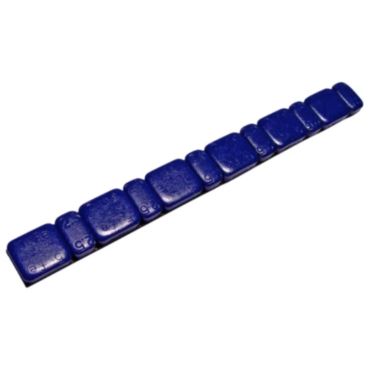 Eisen Klebegewichte für Motorräder 5/2.5g 15x 45g blau