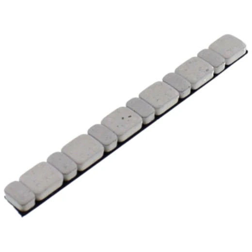 Klebgewichte für Motorräder – Eisen Riegel 45 g Weiß