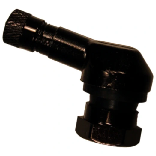 JMP Aluminium Winkelventil schwarz 11.3 mm für Motorräder