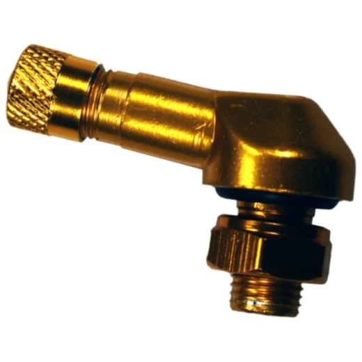 Winkelventil Aluminium JMP Gelb 8,3 mm für Motorräder