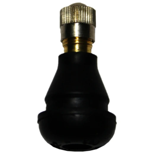 Gummiventil TR412S 11,3 mm mit Metallkappe für Motorräder