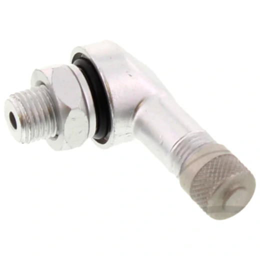 Winkelventil Aluminium poliert 8.3 mm für Motorräder
