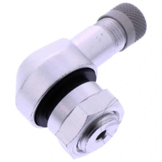 Winkelventil Aluminium poliert 11,3 mm für Motorräder
