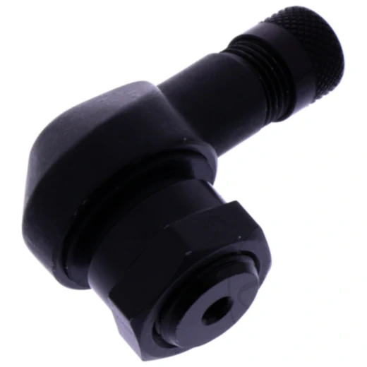 Aluminium Ventil gewinkelt schwarz 11.3 mm für Motorräder