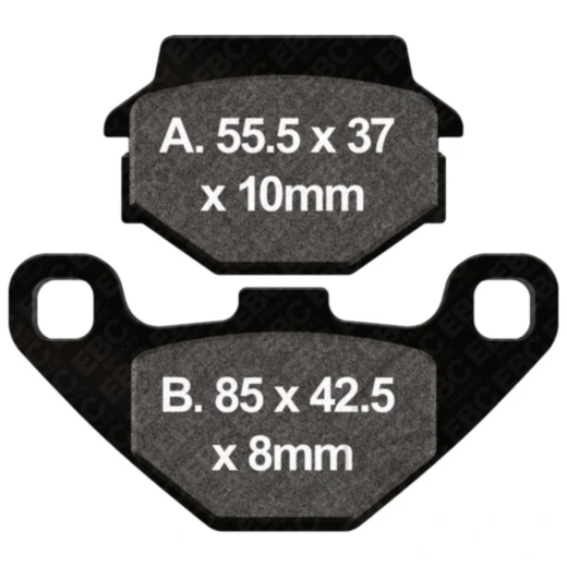Bremsklotz Standard EBC passend für: Kawasaki GPZ, KLR, KMX, Cectek/Herkules Gladiator, Quadrift, Kingcobra 7370005