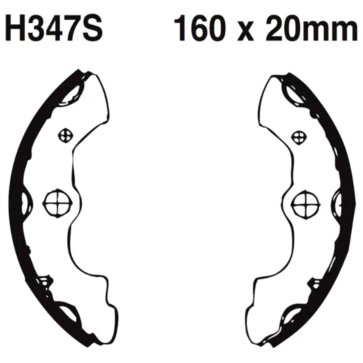 Bremsbacken mit Feder EBC passend für: Honda TRX 7370022