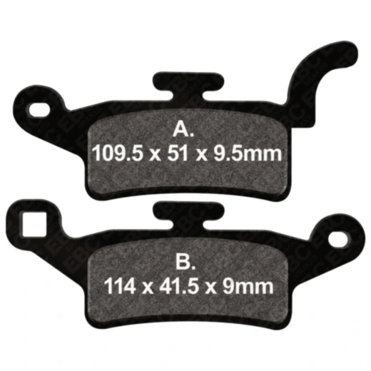 Bremsklotz Standard Scooter EBC Alternative: 7870122 passend für: Yamaha HW, YW