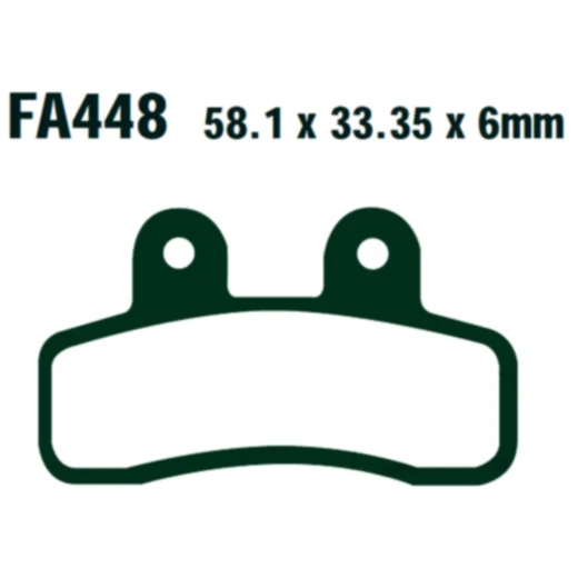 Bremsklotz Standard EBC passend für: Kreidler Galactica 2. 0, Jigger, Hiker 2. 0