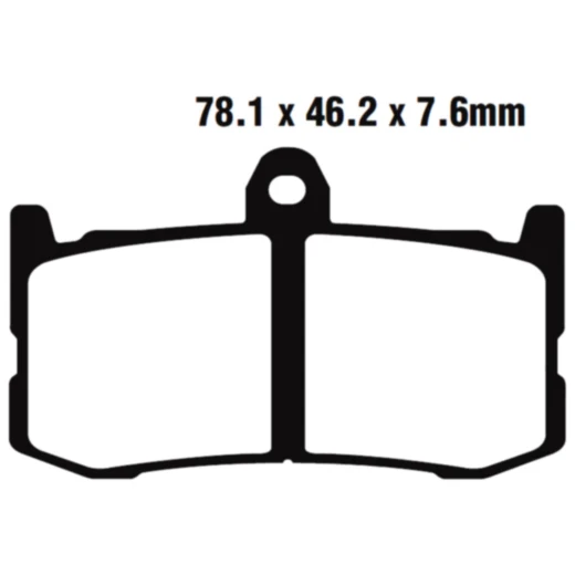 Bremsklotz Sinter GPFAX EBC Alternative: 7870068 passend für: Triumph Daytona