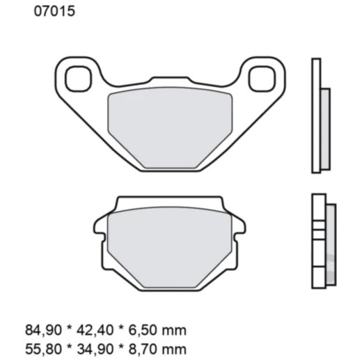 Bremsklotz CC Scooter Brembo Alternative: 7320443 passend für: