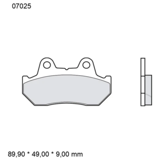 Bremsklotz CC Scooter Brembo Alternative: 7326846 passend für: