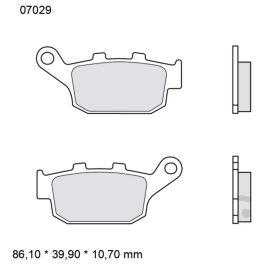 Bremsklotz CC Scooter Brembo Alternative: 7372360 passend für: