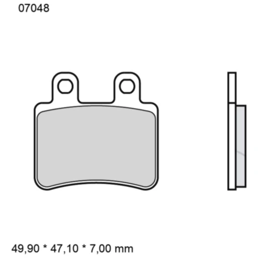 Bremsklotz CC Scooter Brembo Alternative: 7324346 passend für: