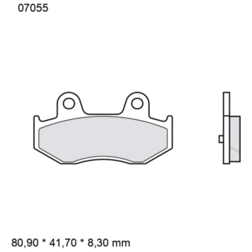 Bremsklotz CC Scooter Brembo Alternative: 7320880 passend für: