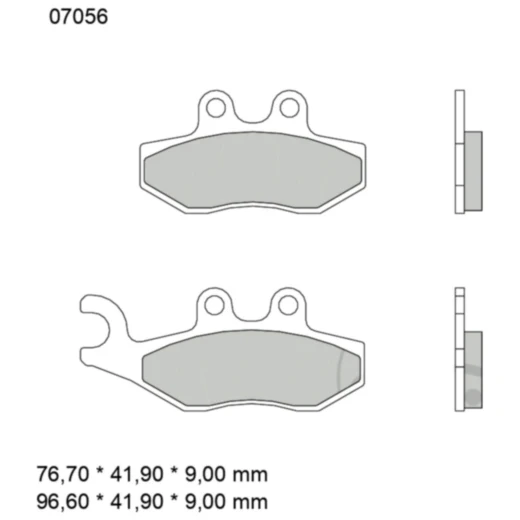 Bremsklotz CC Scooter Brembo Alternative: 7320823 passend für: