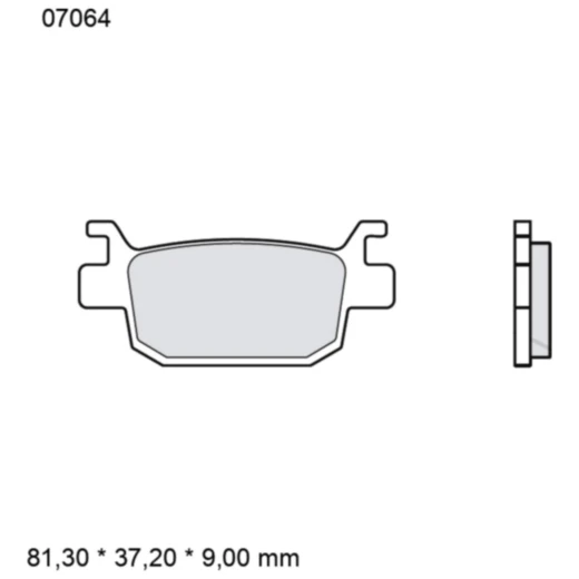 Bremsklotz CC Scooter Brembo Alternative: 7321094 passend für: