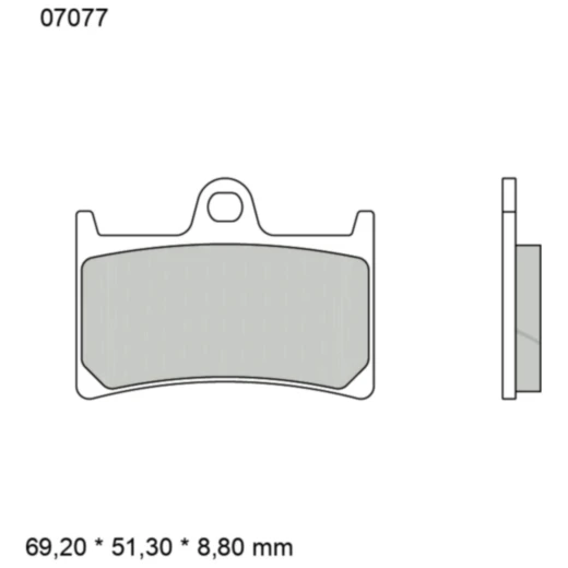 Bremsklotz CC Scooter Brembo_0