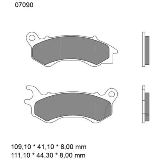 Bremsklotz CC Scooter Brembo Alternative: 7323504 passend für: