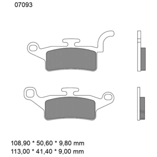 Bremsklotz CC Scooter Brembo Alternative: 7370030 passend für: