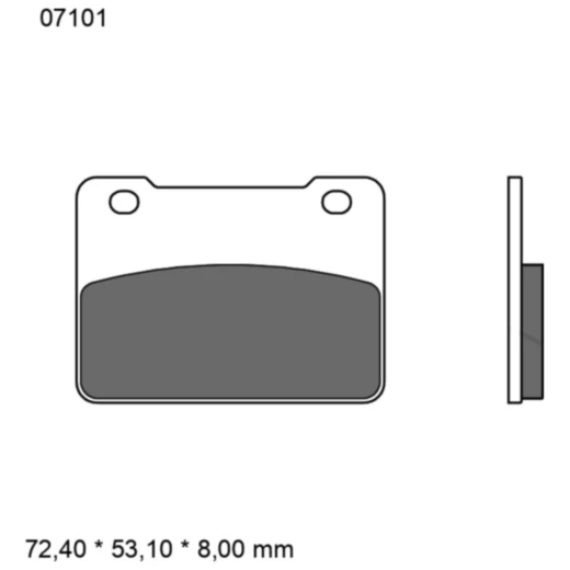 Bremsklotz CC Scooter Brembo Alternative: 7370032 passend für: