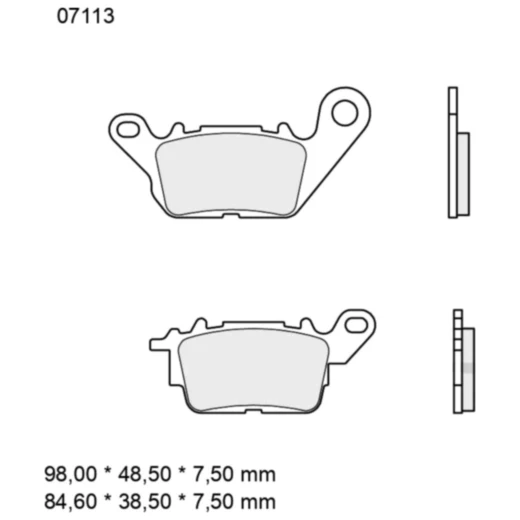 Bremsklotz CC Scooter Brembo Alternative: 7370216 passend für: