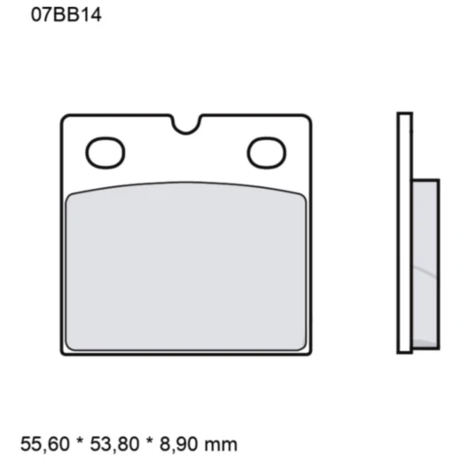Bremsklotz Sinter hinten SP Brembo Alternative: 7328909 passend