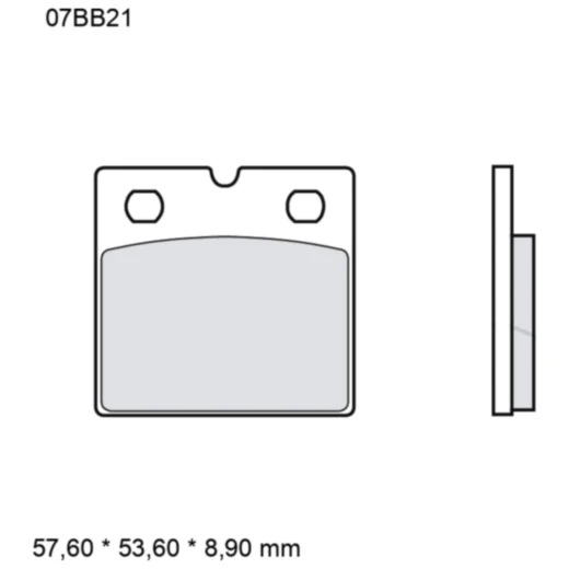 Bremsklotz Sinter vorne SA Brembo Alternative: 7328966 passend