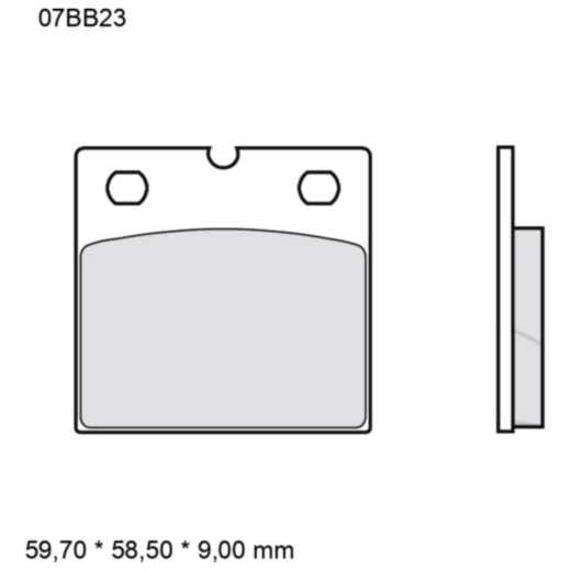 Bremsklotz Carbon Keramik Brembo Alternative: 7328420 passend f