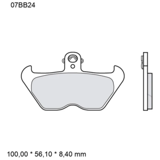 Bremsklotz Sinter LA Brembo Alternative: 7320955 passend für: B