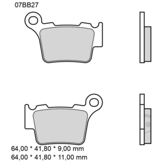 Bremsklotz Carbon Keramik CC Brembo Alternative: 7320047 passen