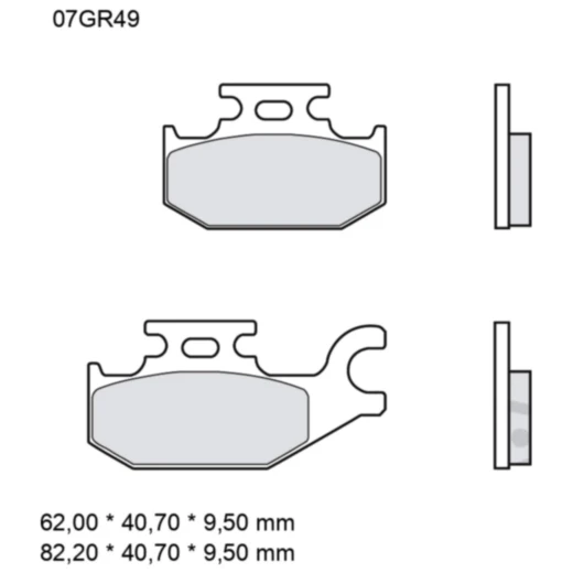 Bremsklotz Sinter SD Brembo Alternative: 7325608 passend für: C