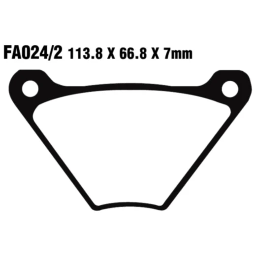 EBC Standard Bremsklötze für Motorräder 7370547