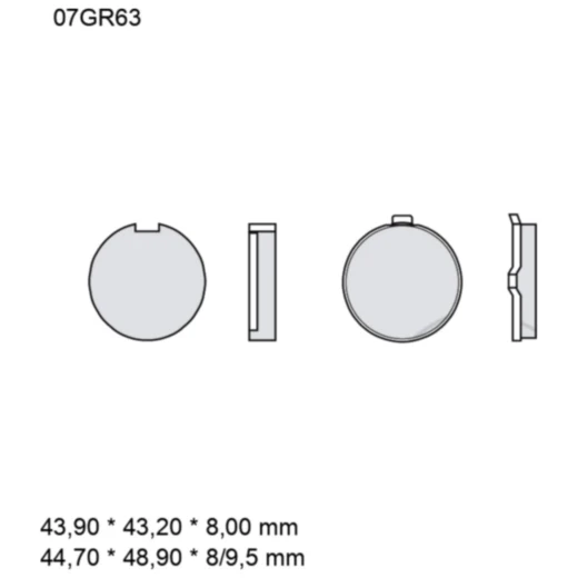 Bremsklotz Carbon Keramik Brembo Alternative: 7325954 passend f