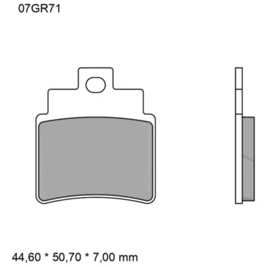 Bremsklotz Sinter SD Brembo Alternative: 7370154 passend für: K
