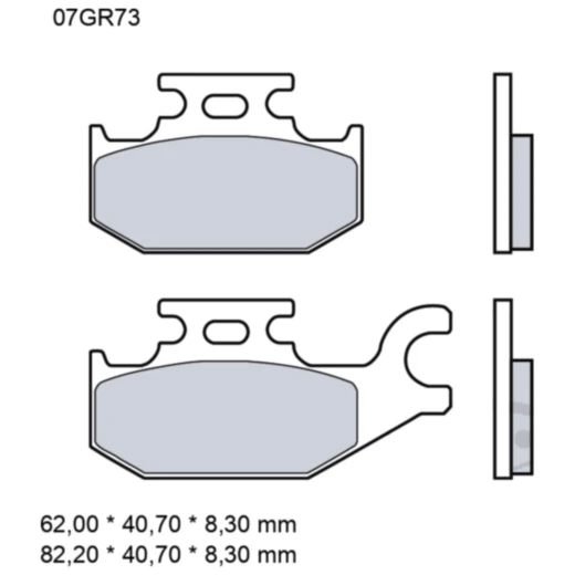 Bremsklotz Sinter SD Brembo Alternative: 7322134 passend für: S