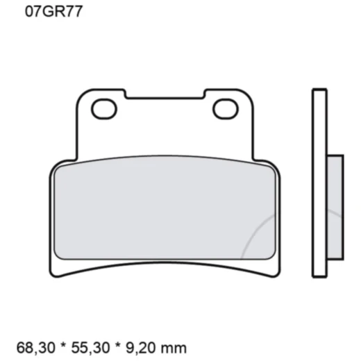 Bremsklotz Sinter LA Brembo Alternative: 7322415 passend für: A