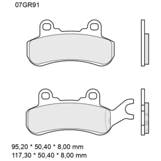 Sintered Bremsklötze SX für Off-Road Racing_0