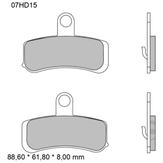 Bremsklotz Sinter für SA Modelle_0