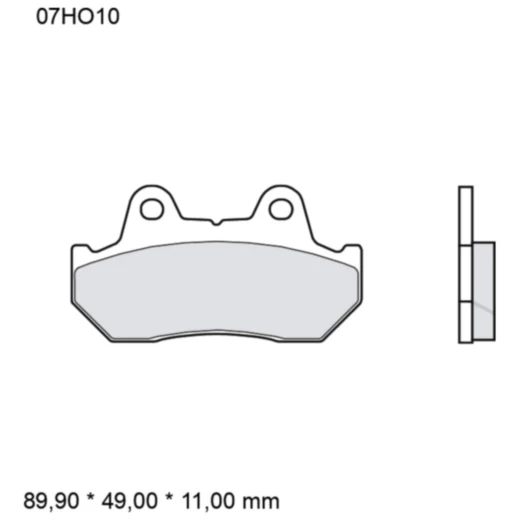 Bremsklotz Sinter LA Brembo Alternative: 7328545 passend für: H
